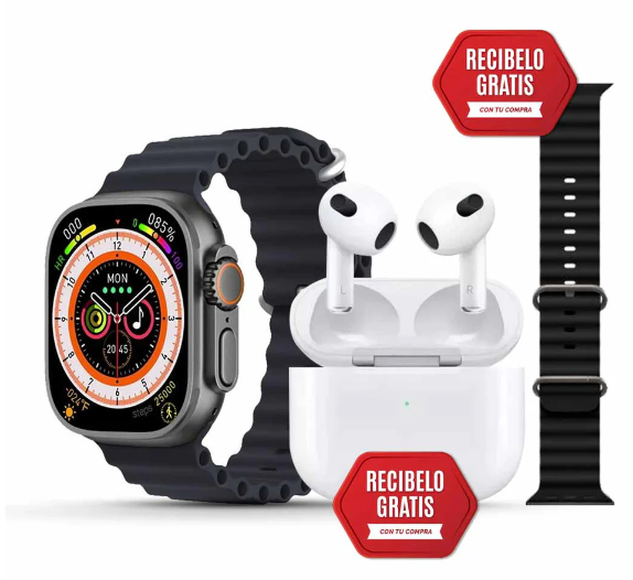 Smartwatch Ultra 9 Pro® + Airpods de regalo