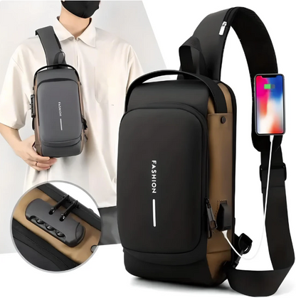 Mochila antirrobo con cargador USB 🔒